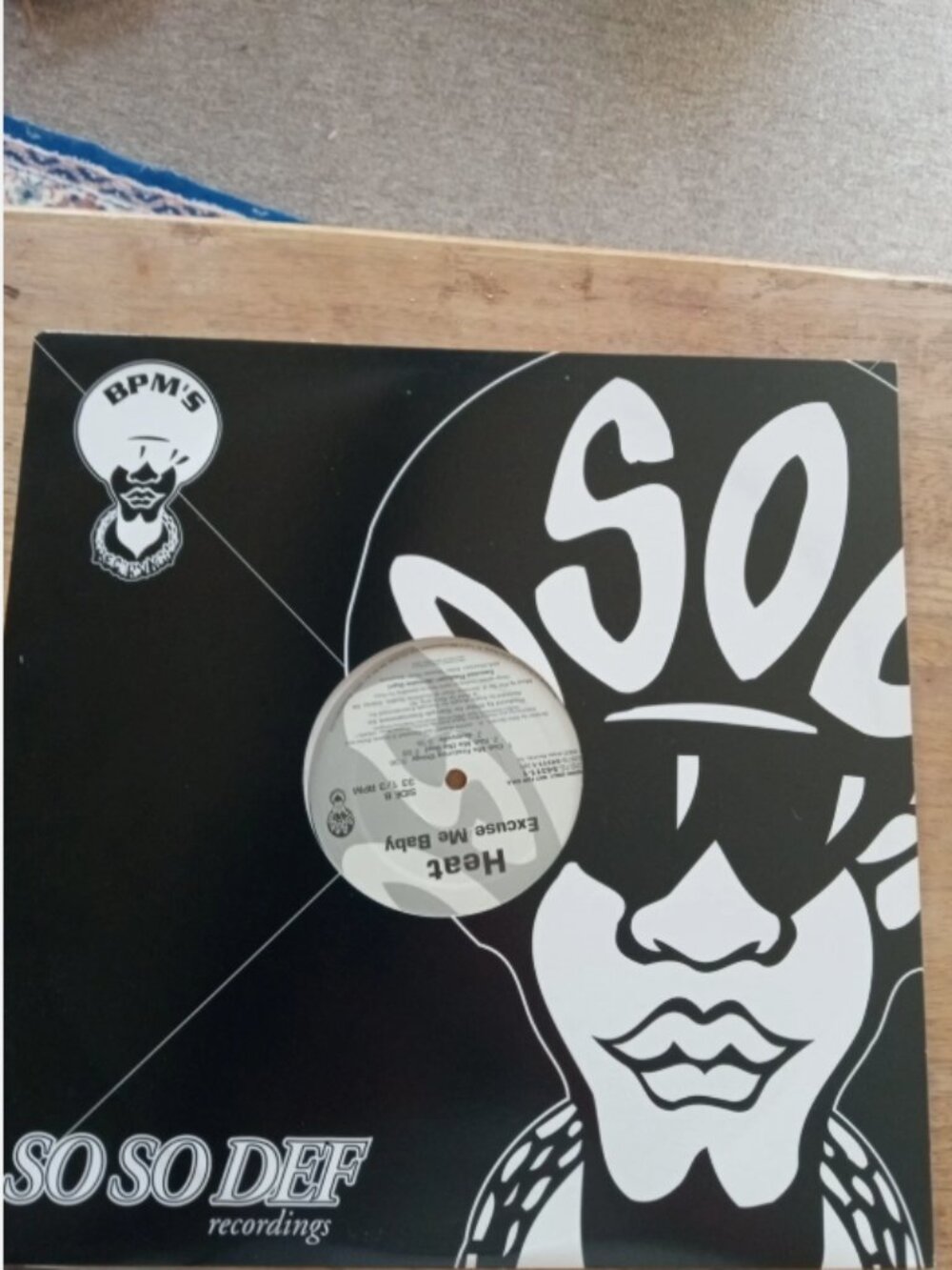 Heat , Excuse Me Baby, (12", Promo), New Never Played!